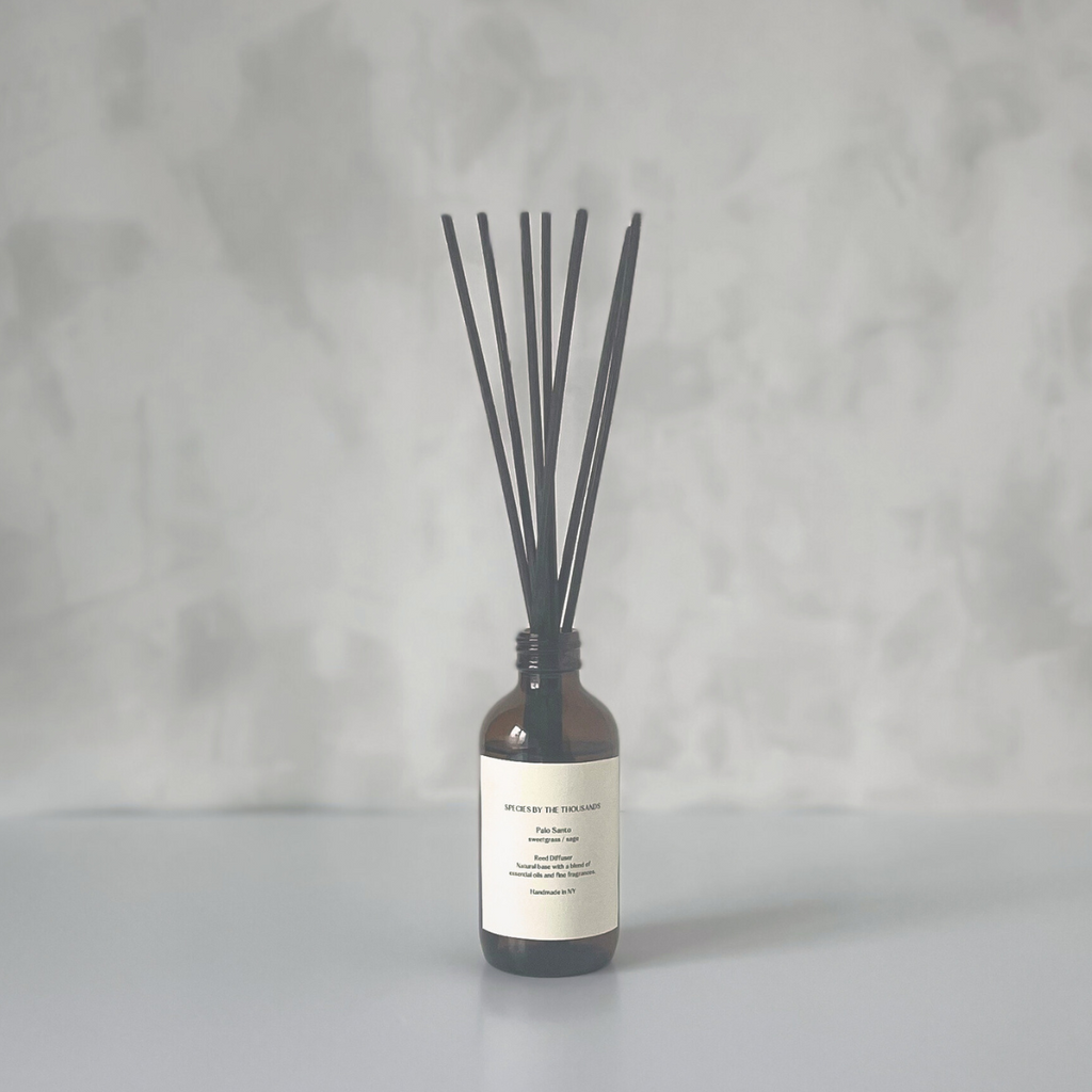Sweetgrass Reed Diffuser Palo Santo, Sweetgrass + Sage Reed Diffuser– Species by the Thousands