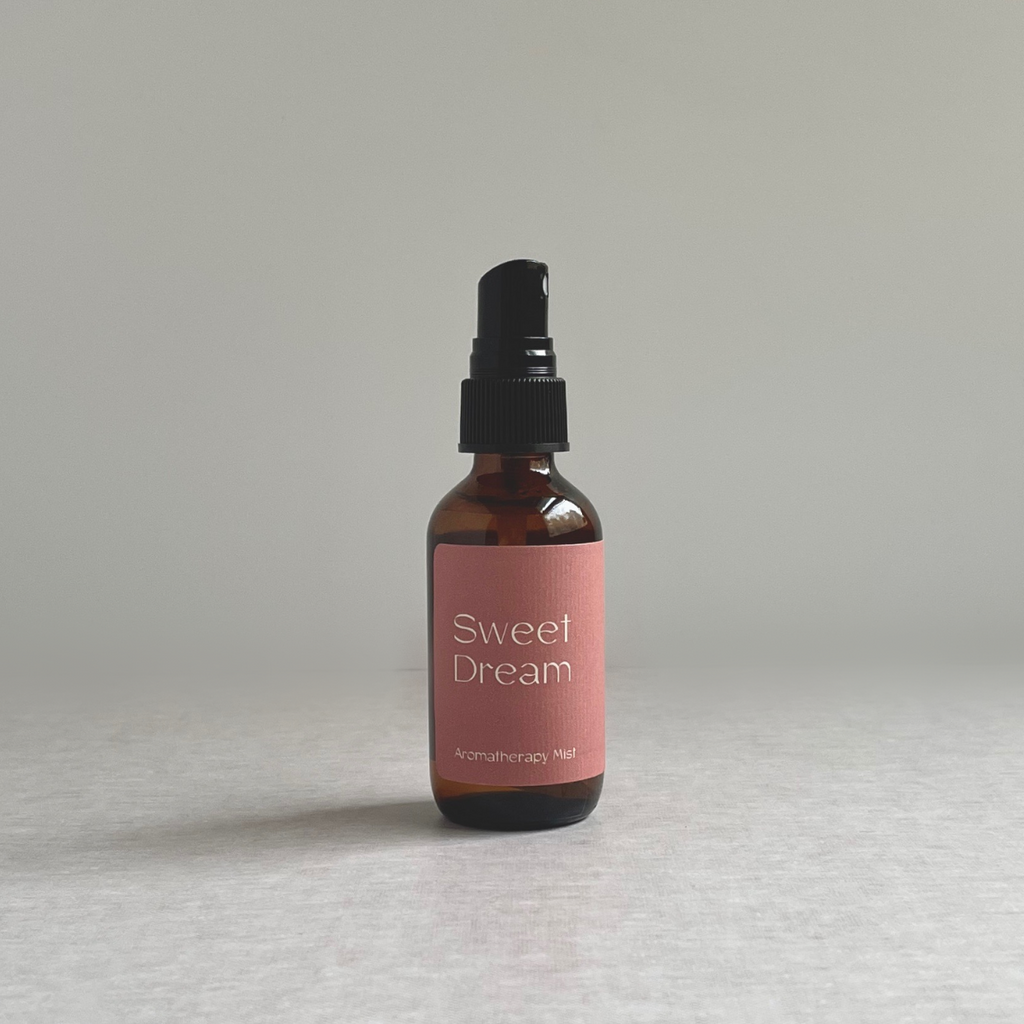 Species by the Thousands Sweet Dream Pillow mist with pink minimal label.