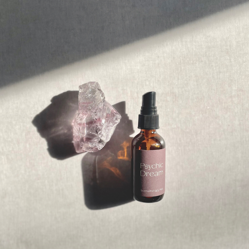 Species by the Thousands Psychic Dream Spray with large clear crystal
